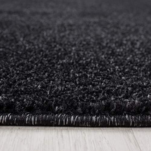 Glovelsupplies ATA Plain Shaggy Rugs - Modern Living Room Rugs