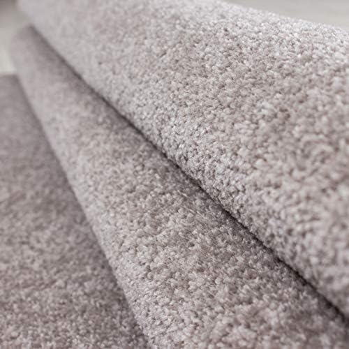 Glovelsupplies ATA Plain Shaggy Rugs - Modern Living Room Rugs