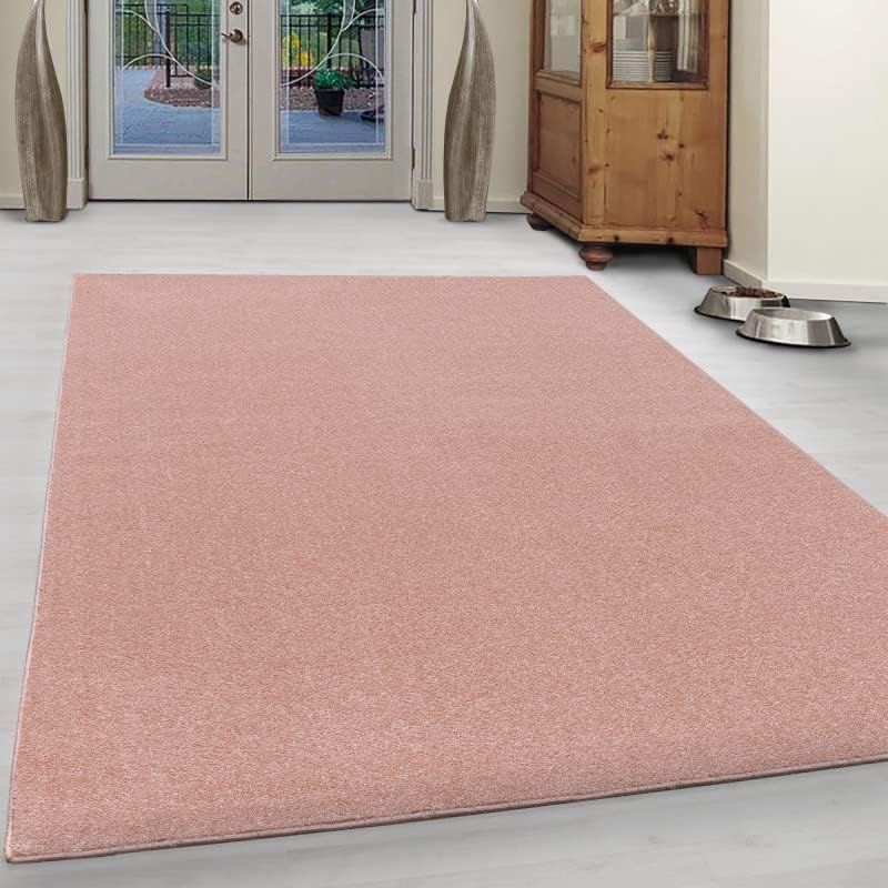 Glovelsupplies ATA Plain Shaggy Rugs - Modern Living Room Rugs