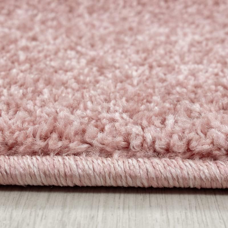 Glovelsupplies ATA Plain Shaggy Rugs - Modern Living Room Rugs