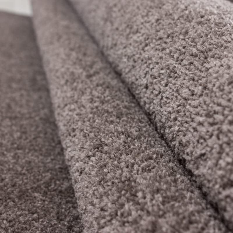 Glovelsupplies ATA Plain Shaggy Rugs - Modern Living Room Rugs