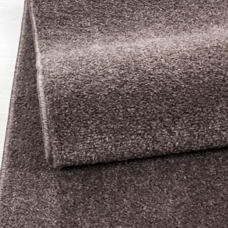 Glovelsupplies ATA Plain Shaggy Rugs - Modern Living Room Rugs