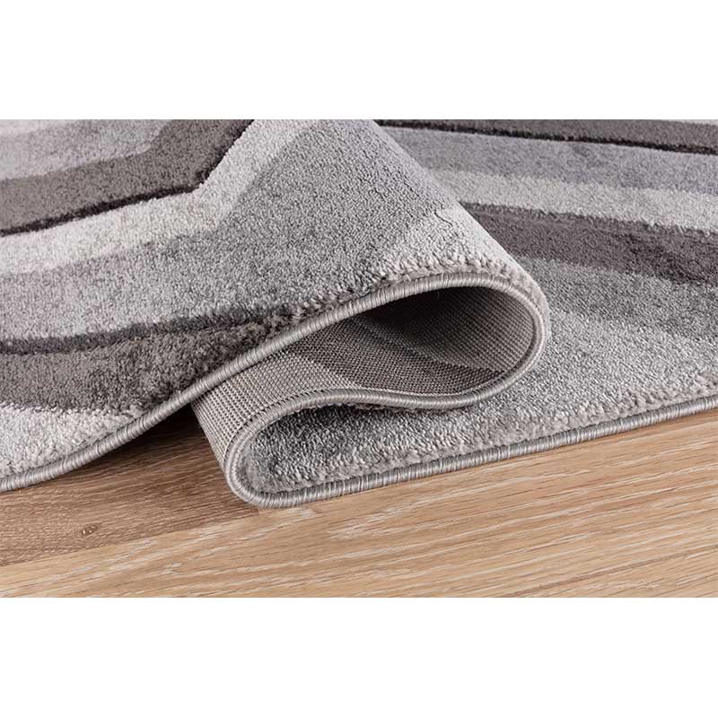 Abaseen Valencia Zig Zag Hallway Runners Grey Zoom