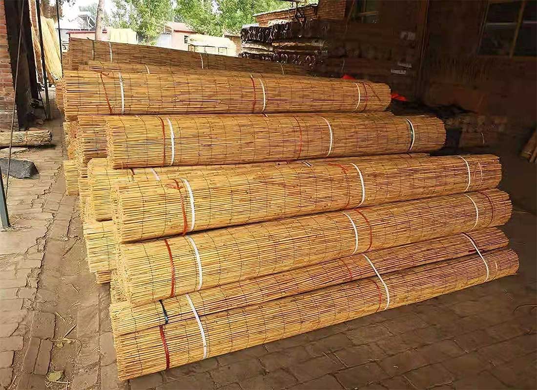 Natural Split Reed Fence Screening | Wind Screen - Sun Protection
