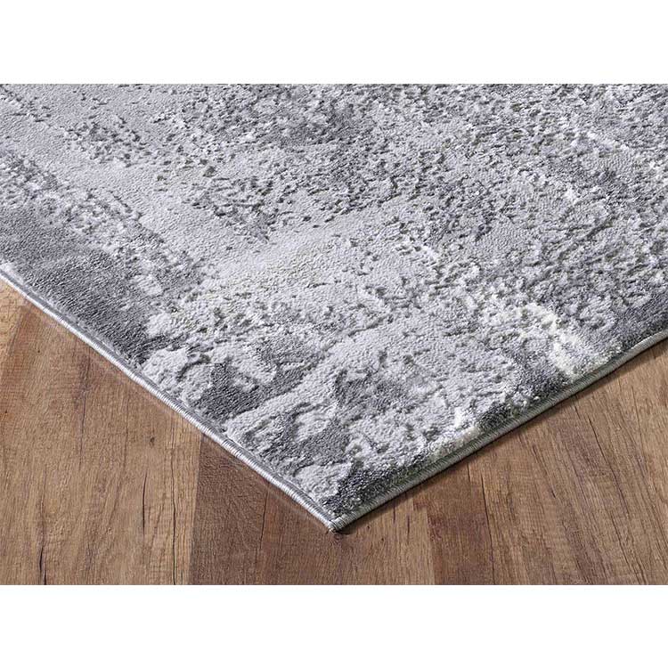 Abaseen Serenity Rugs - Luxury Corner Grey