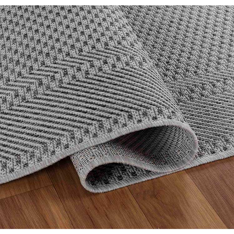 Abaseen Sky Jute Grey Bedroom Rugs Grey Zoom