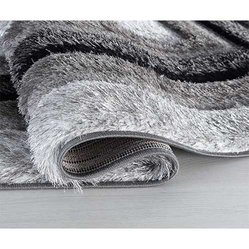 Abaseen California Bordered Rugs grey Zoom