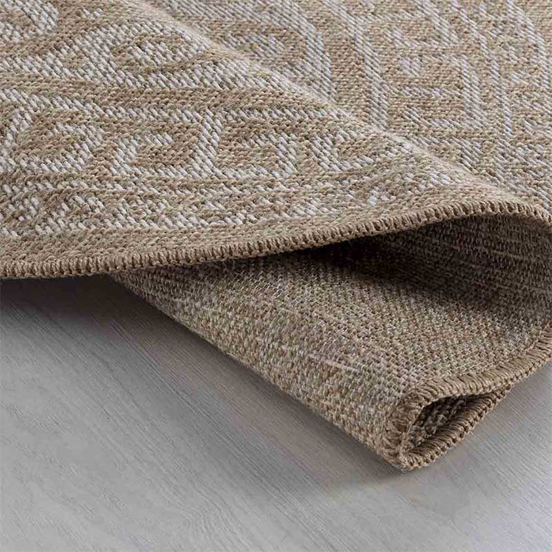 Glovelsupplies Harper Greek Circle Rugs- 120cm Indoor / Outdoor