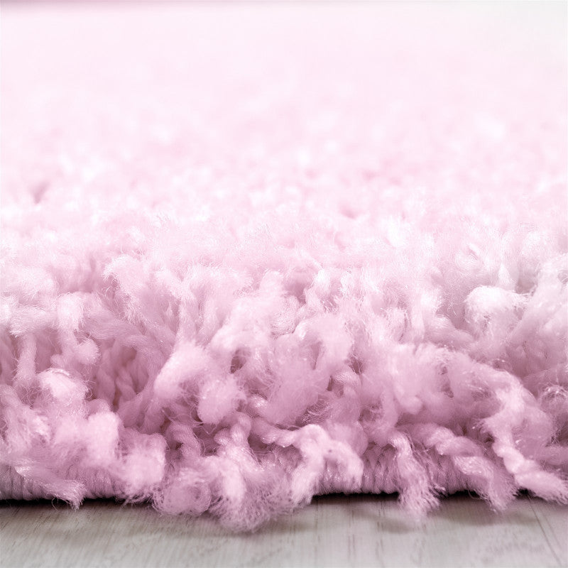 Pink Light Circle Rugs