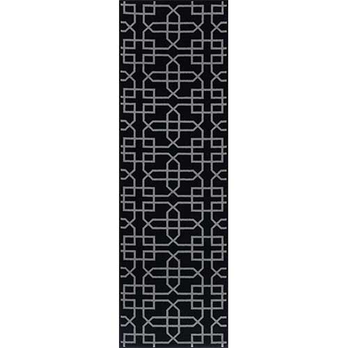 Black Door Mat Indoor - Washable Nonslip Abaseen ( 5mm )
