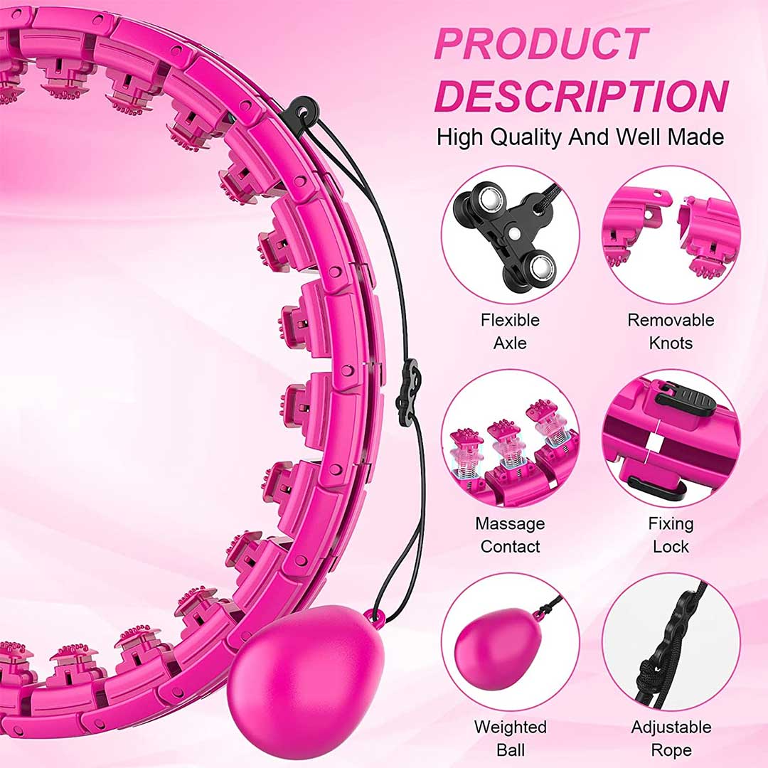 Glovelsupplies Adjustable Weighted Hula Hoops