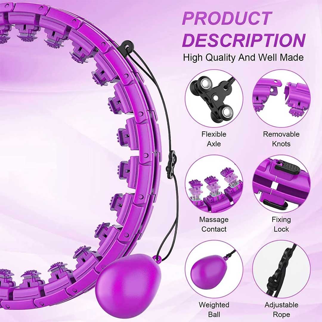 Glovelsupplies Adjustable Weighted Hula Hoops