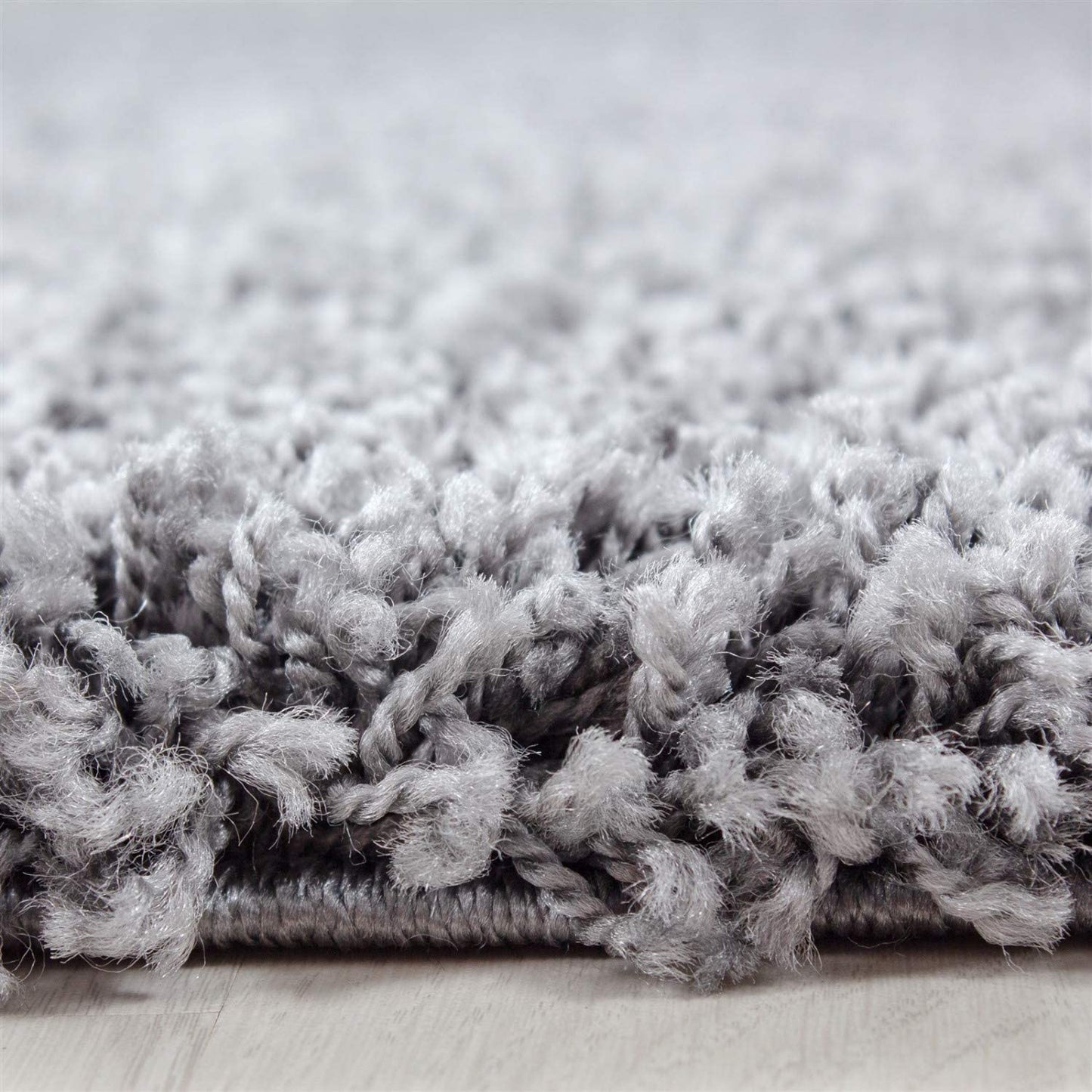 Abaseen High Pile Propylene Silver and Grey Rugs Available in 5 Sizes & Different Colors