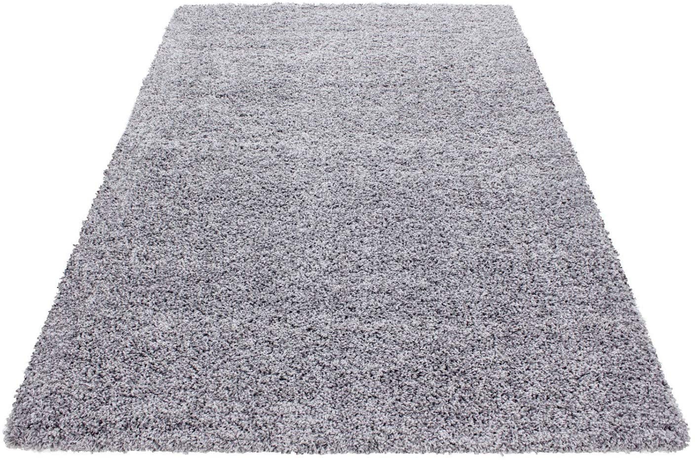 Abaseen High Pile Propylene Silver and Grey Rugs Available in 5 Sizes & Different Colors