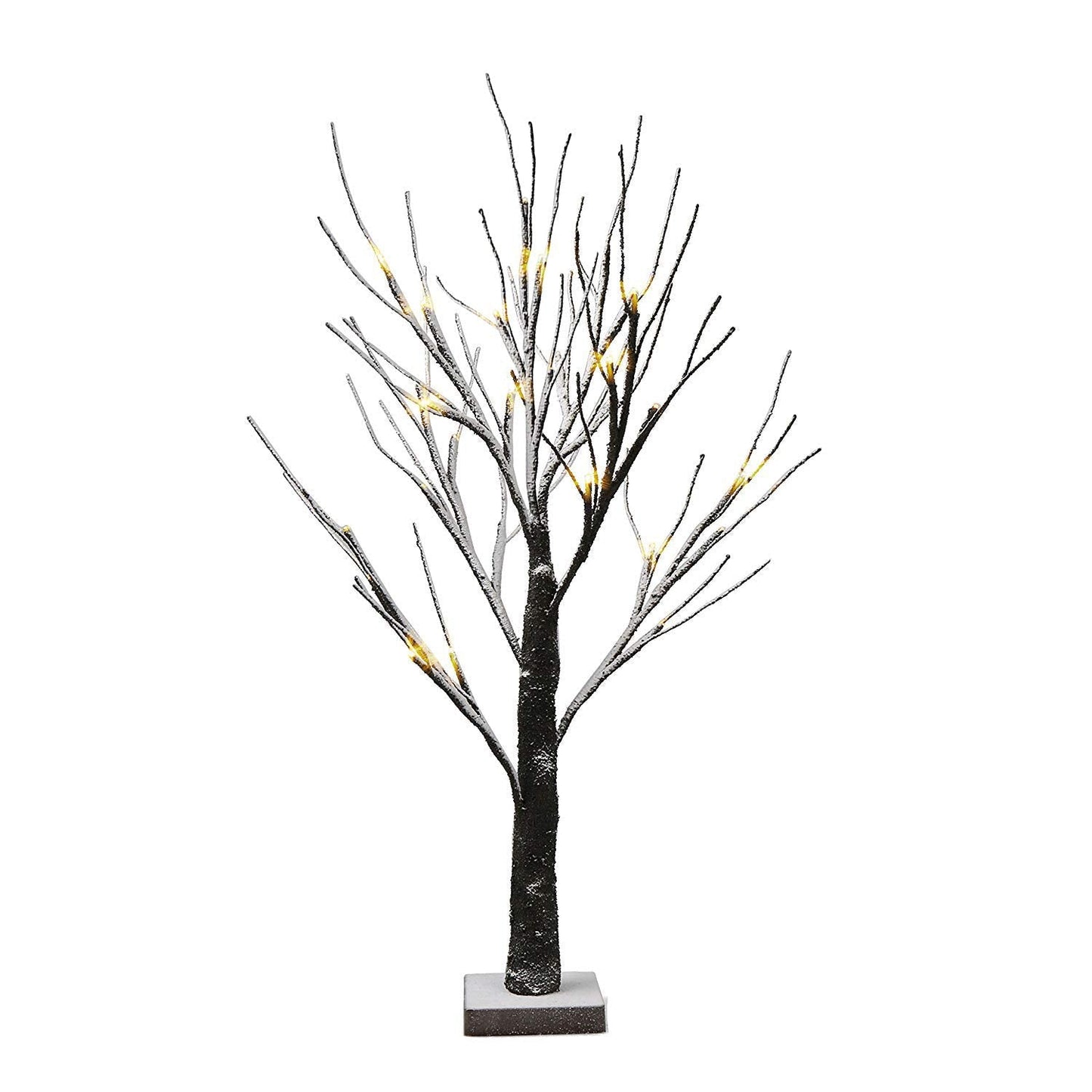 Abaseen 2FT Pre-Lit Twig Christmas Trees