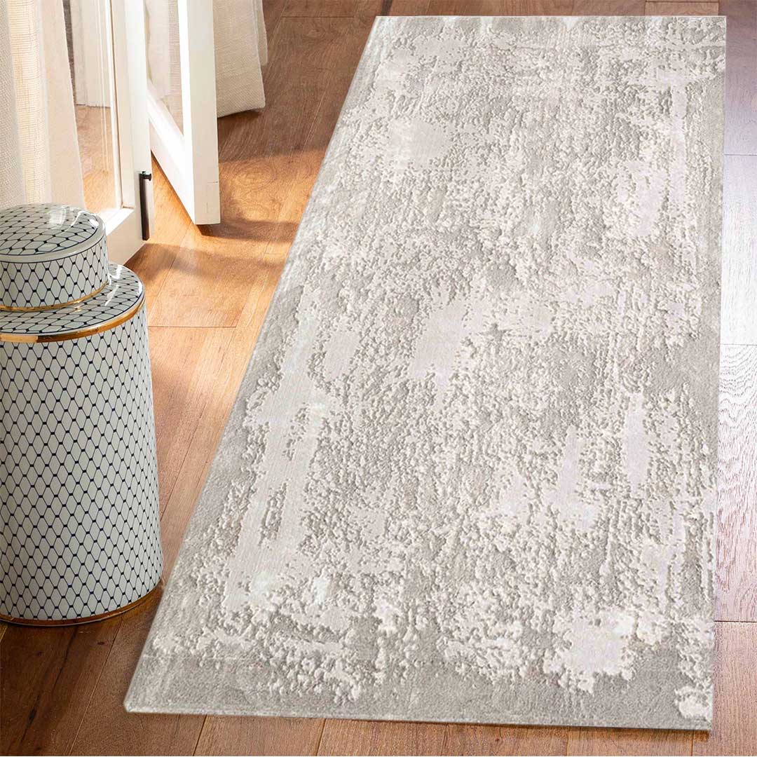 Abaseen Serenity Rugs - Luxury Hallway Runners Gold