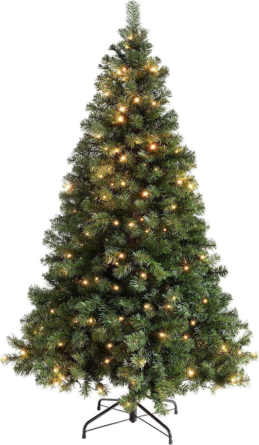 Abaseen 6ft - 7ft Pre Lit Christmas Trees