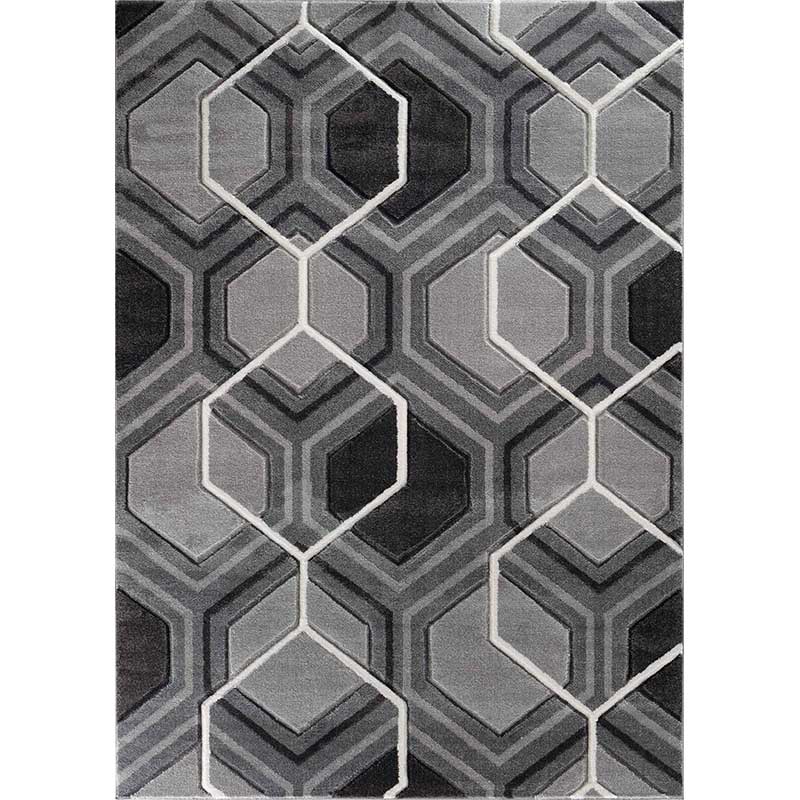 Abaseen Valencia Hexagon Rugs Zoom