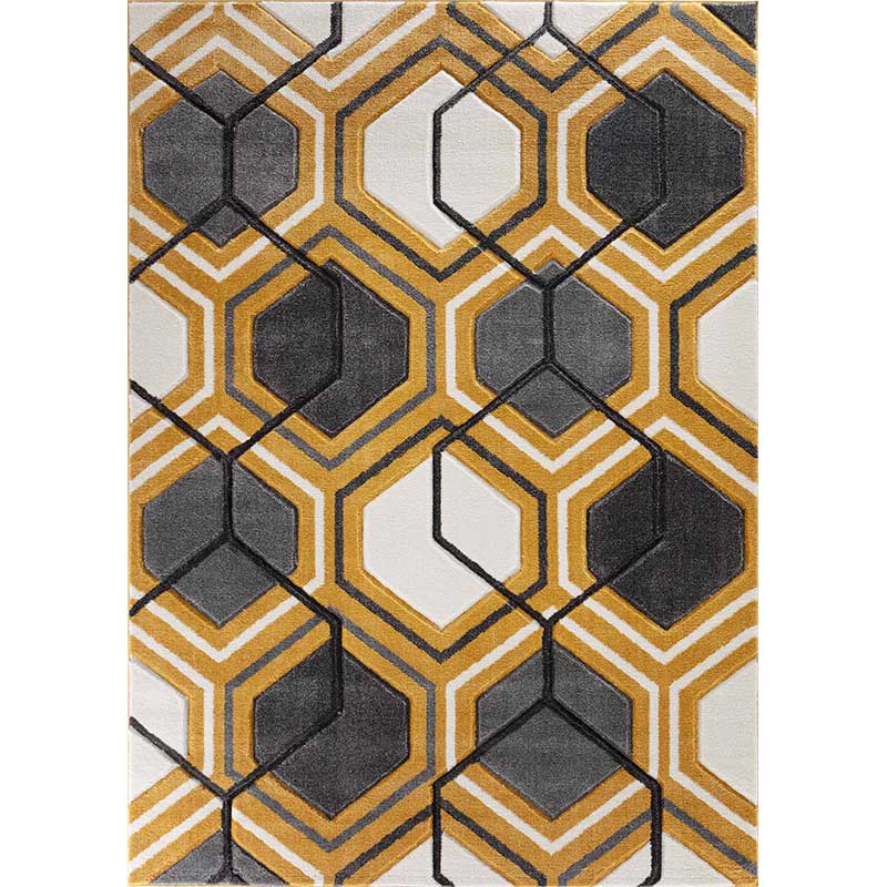 Abaseen Valencia Hexagon Rugs Straight 