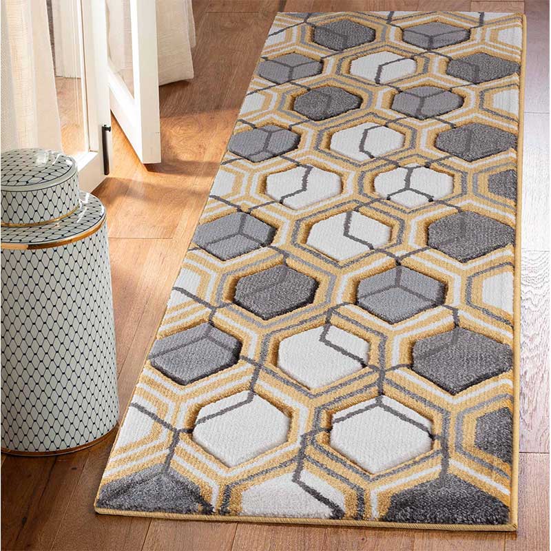 Glovelsupplies Valencia Hexagon Runner Rugs