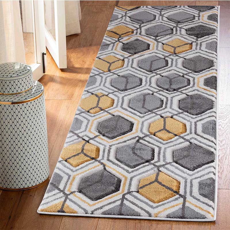 Glovelsupplies Valencia Hexagon Runner Rugs