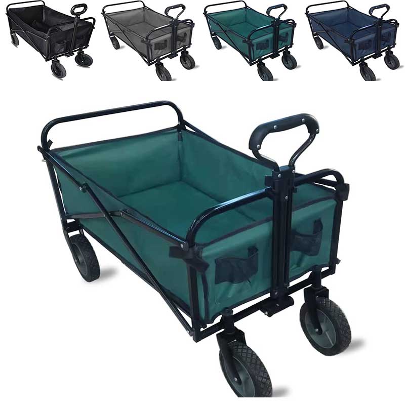 Main Green Abaseen Portable Folding Garden Trolley - 4 Colors