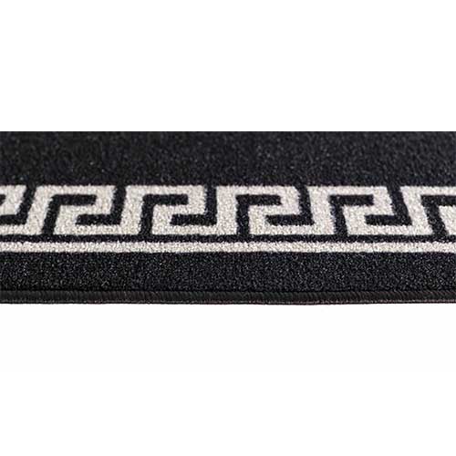 Havana Black Indoor Entrance Mats Washable Non-Slip Kitchen Dirt Trappers Abaseen