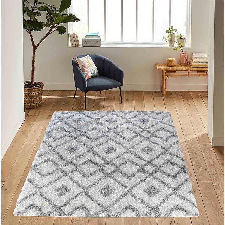 Abaseen Marrakesh Shaggy Modern Rugs UK 124857