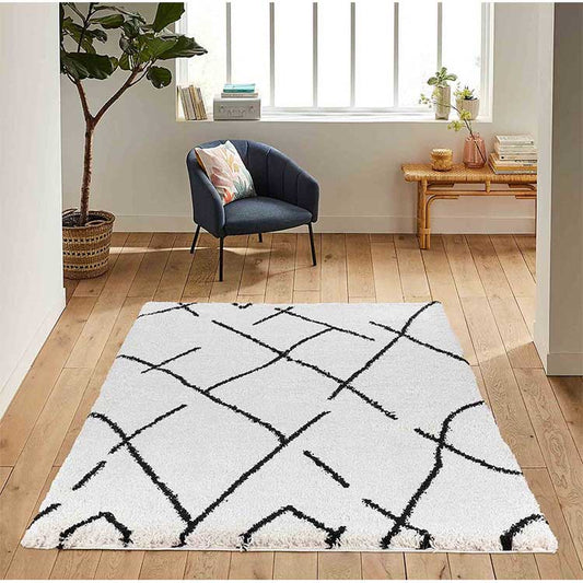 Abaseen Marrakesh Shaggy Modern Rugs UK Big Rug For Living Room 33