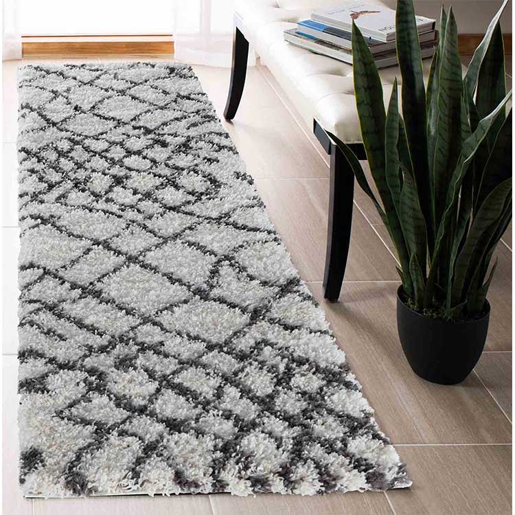 Abaseen Marrakesh Shaggy Modern Rugs UK Traditional Rugs 220