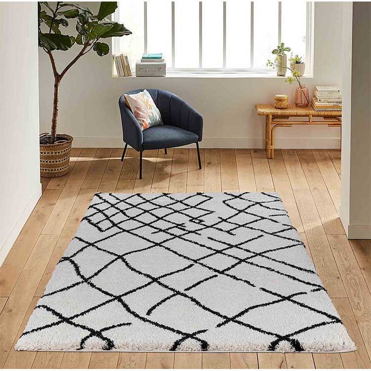 Abaseen Marrakesh Shaggy Modern Rugs UK Traditional Rugs 12