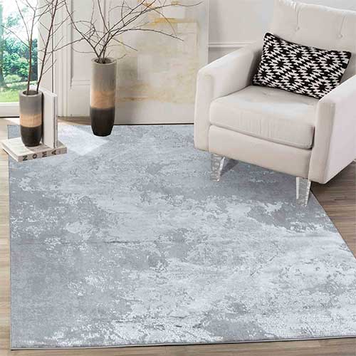 Abaseen Serenity Black And Grey Rugs For Living Room