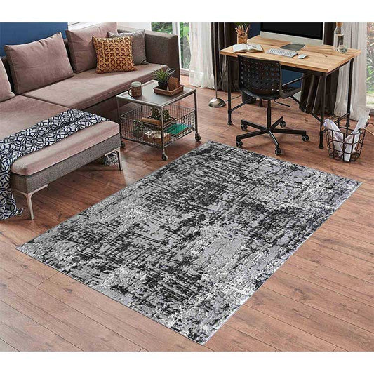 Abaseen Serenity Rugs Living Room Black