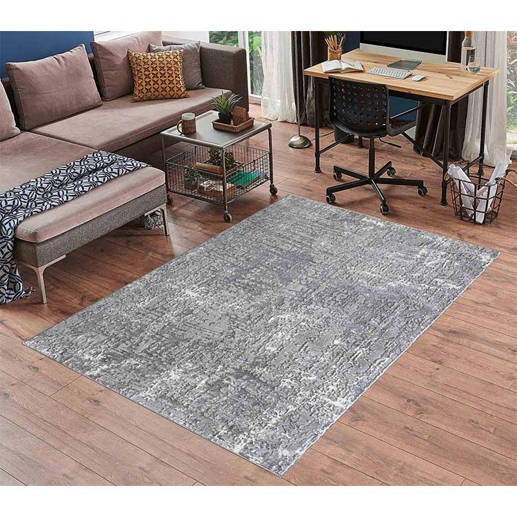 Abaseen Serenity Rugs Living Room Grey 