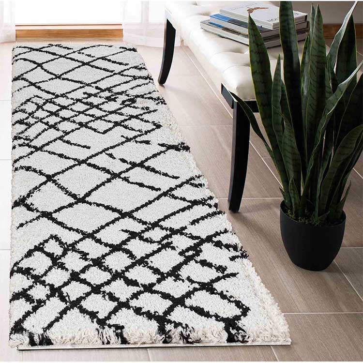 Abaseen Marrakesh Shaggy Modern Rugs UK Traditional Rugs .