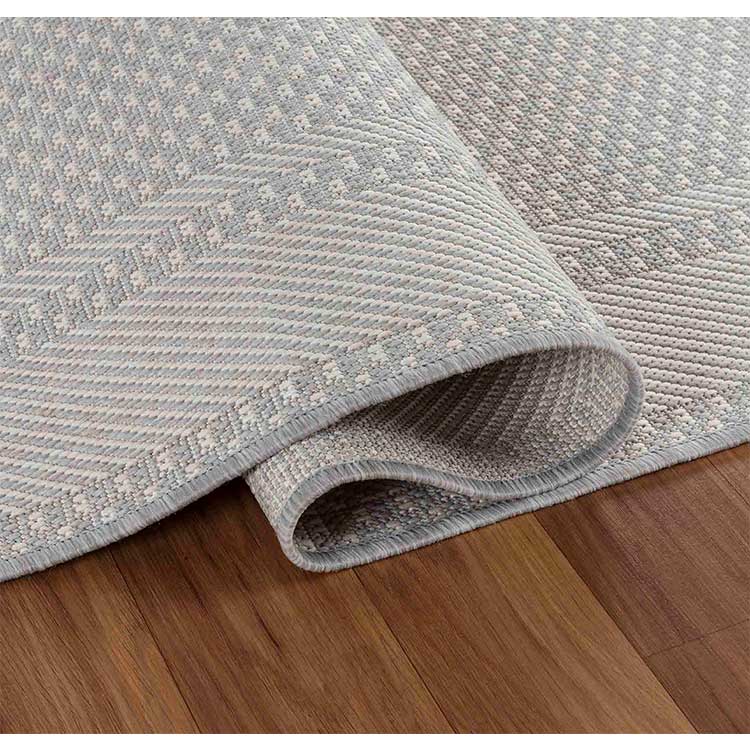 Abaseen Sky Jute Grey Bedroom Rugs