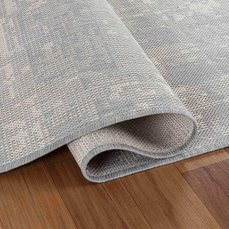 Abaseen Sky Washable Modern Grey Carpet Living Room