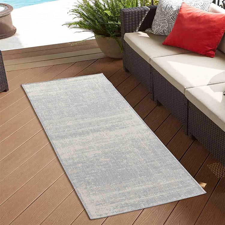 Abaseen Sky Washable Modern Grey Carpet Living Room