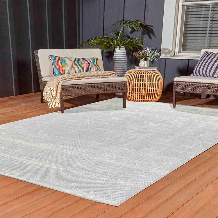 Abaseen Sky Washable Modern Grey Carpet Living Room