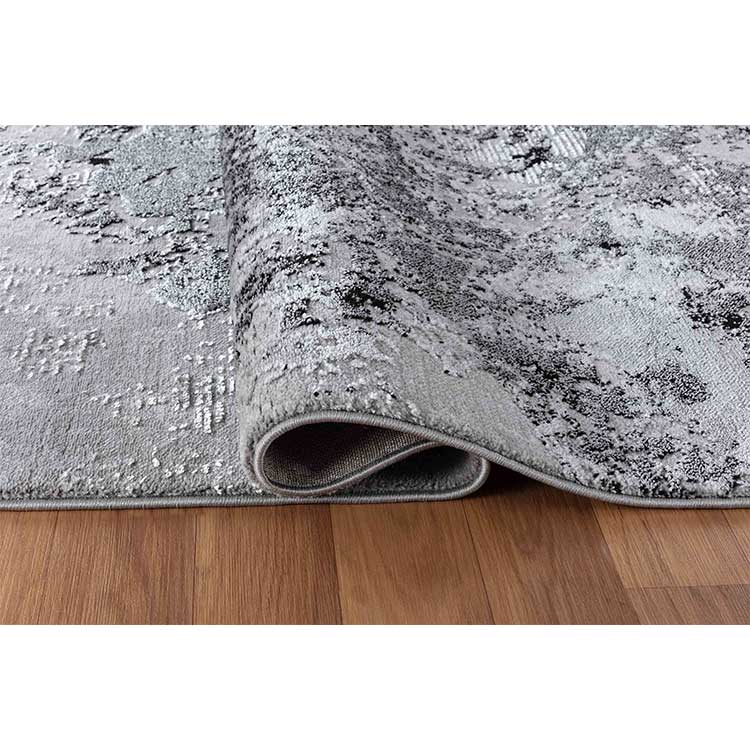 Abaseen Serenity Black And Grey Rugs For Living Room