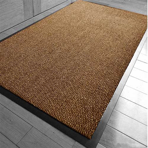 Abaseen Outdoor Door Mats-Heavy Duty Rubber Backed Washable Dirt Trappers (ALL SIZES)