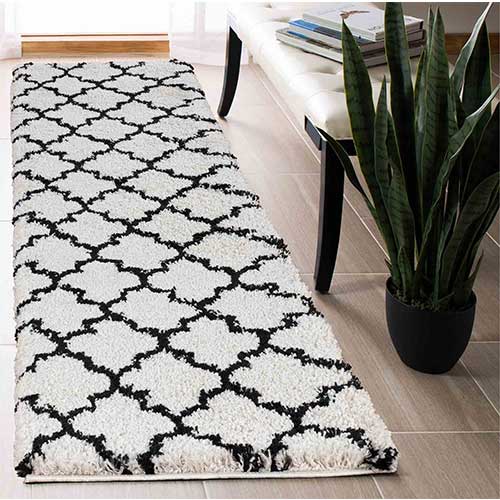 Marrakesh Large Washable Grey Rugs for Living Room Abaseen