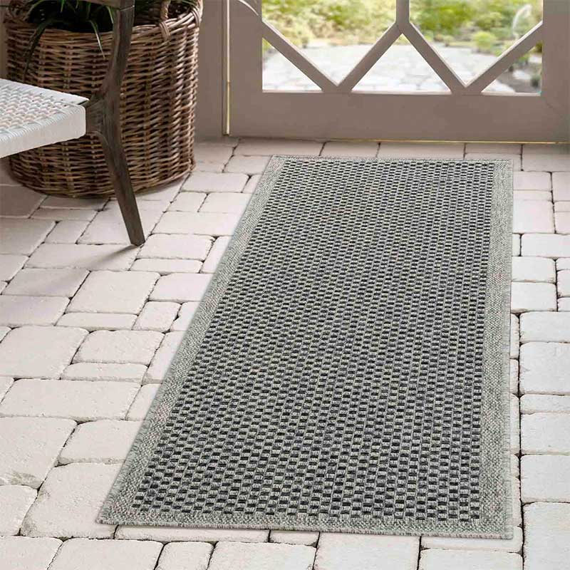 Glovelsupplies Harper Checkered- Indoor / Outdoor Rugs