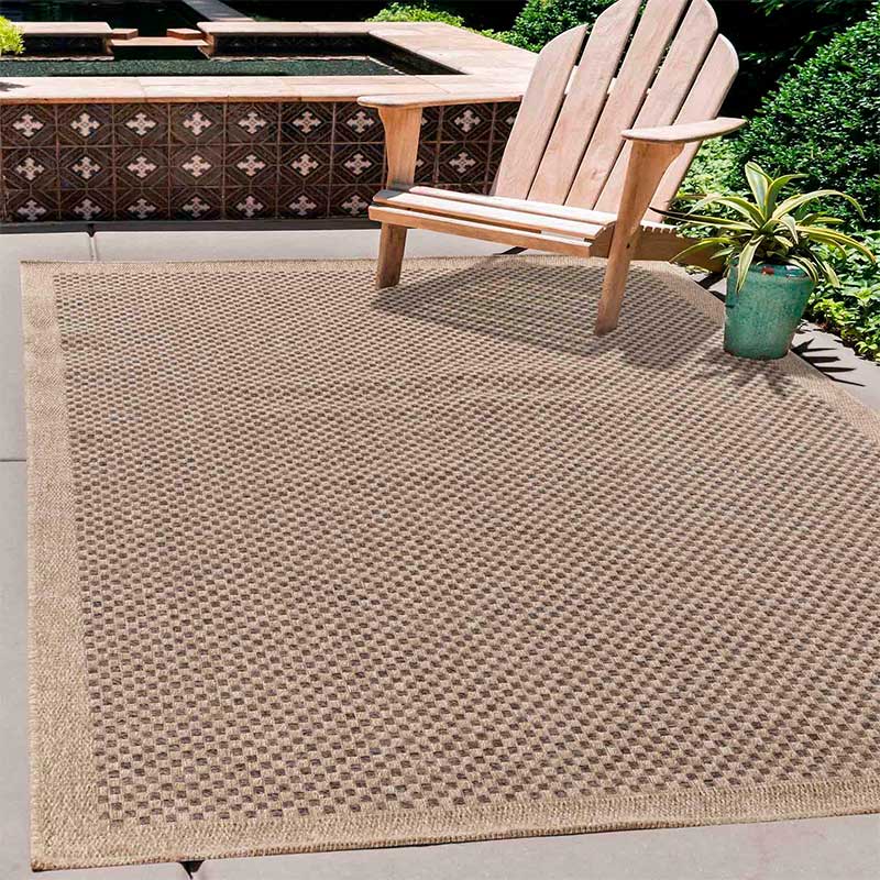 Glovelsupplies Harper Checkered- Indoor / Outdoor Rugs