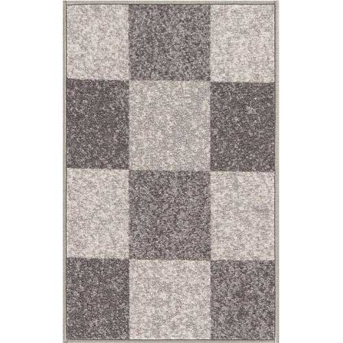 Havana Front Door Mat Indoor Grey  Washable Non-Slip Gel Backed Kitchen Dirt Trappers Abaseen