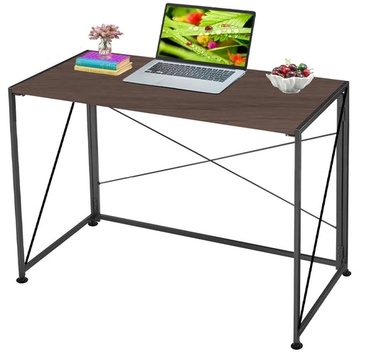 Glovelsupplies Corner Table For Computer, No Assembly Required Foldable & Portable