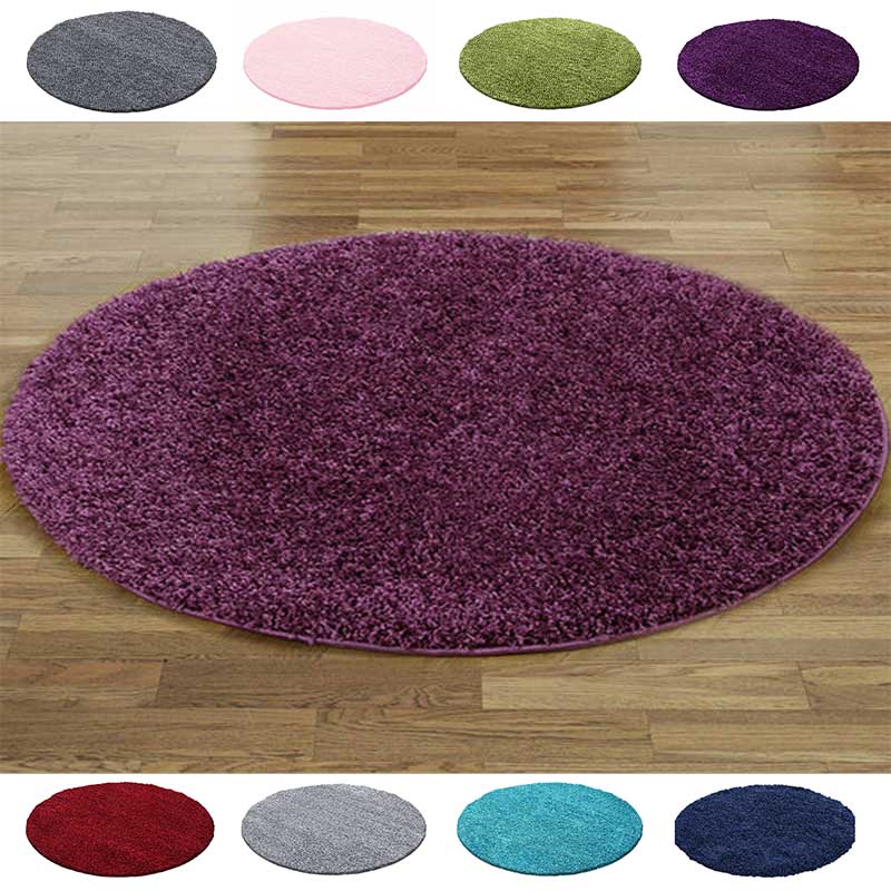 Purple Round Rugs