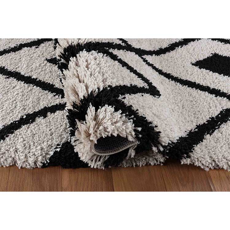 Abaseen Marrakesh Shaggy Modern Rugs UK 4514