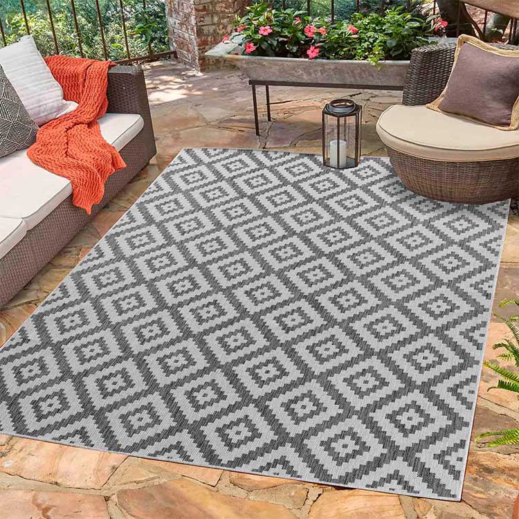 Sky Grey Rugs For Living Room By Abaseen