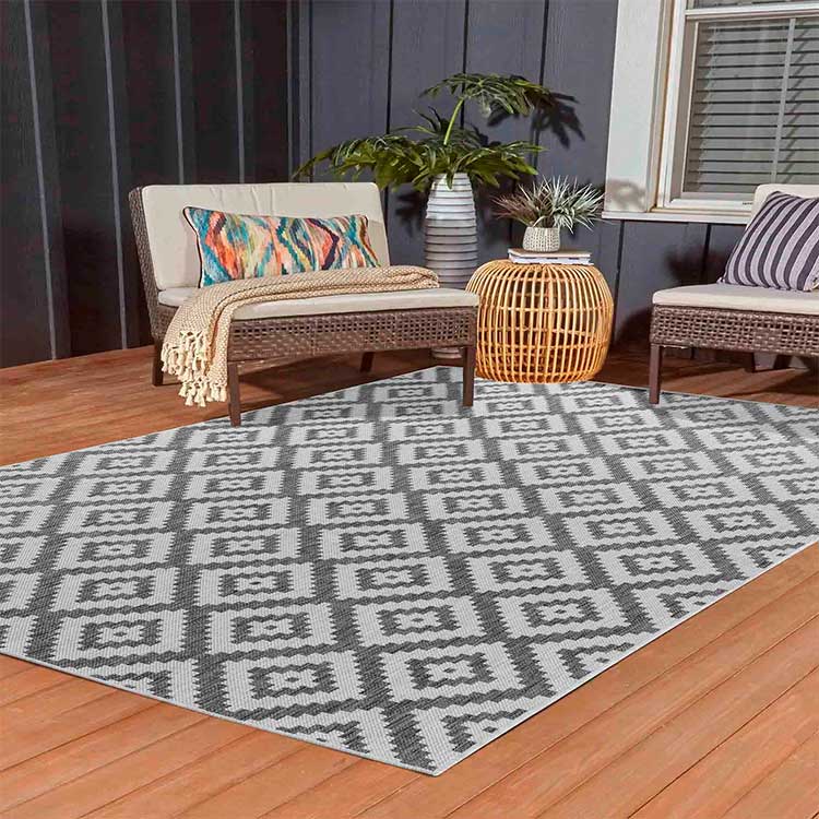 Sky Grey Rugs For Living Room By Abaseen